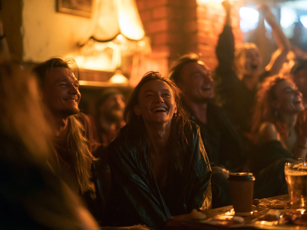 Społeczność graczy Silesia Entertainment podczas wspólnego oglądania meczu